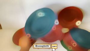 Piring Makan Samir 09 Plastik Seraguna Elegant Paket Isi 1 Pcs SD/ 600 Diameter 215