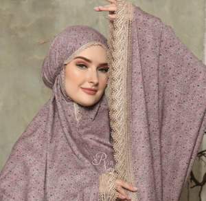 Muken Rayyan Zhafira Series l Mukena Traveling Rayon Twill Super Jumbo