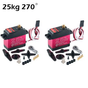 Dsservo DS3225 Servo 25Kg RC Digital Servo Full Metal Gear 25T Servo Horn Arm 180 270 Degree for DIY Baja Car RC Robotic Arm