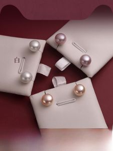 ต่างหูไข่มุกน้ำจืดธรรมชาติ S925 เงินแท้ ต่างหูรูปหัวใจเรียบง่ายสำหรับผู้หญิง เครื่องประดับแฟชั่นฤดูใบไม้ผลิ 2021