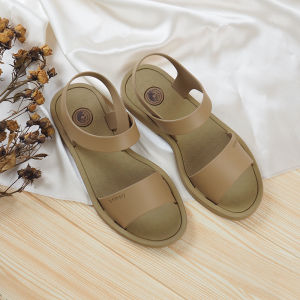 Sandal Camou Wanita Simpel Elegan Bahan Karet & Sepatu Sendal Tali Wanita Dewasa Model Terbaru 2022