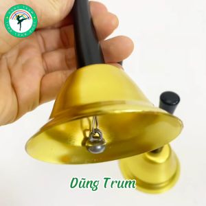 Chuông cầm tay Ông Già Noel phụ kiện hóa trang Ông Già Noel