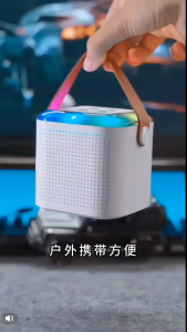 SG【READY STOCK】Wireless Bluetooth Speaker Portable Sound Box  Small Speaker Outdoor Portable Karaoke Home Karaoke Set Subwoofer Microphone