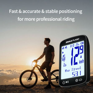 Wireless GPS Bike Computer for MTB Road Bicycle LCD Screen Display Cycling Speedometer Odometer with Auto Backlight