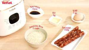Nồi cơm điện tử Tefal Mini RK515168 0.7L - Lòng nồi chống dính - Bảo Hành 24 Tháng