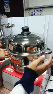 HOT SALE!!! PANCI 2 SUSUN BAHAN STAINLESS STEEL TEBAL ANTI LENGKET ANTI KARAT Murah Terbaru