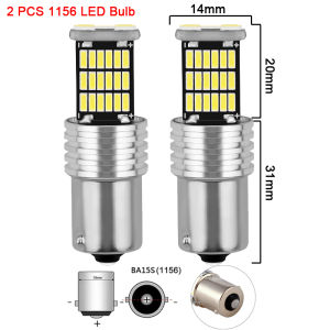 2pcs LED Backup Light Reverse Lamp Canbus Accessories For Fiat Bravo 1 2 1995-2001 2005 2006 2007 2008 2009 2010 2011 2012 2013