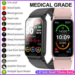 Blood Sugar Body Temperature Smart Band Uric Acid Blood Lipid Pressure Heart Rate Monitor Smart Bracelet Waterproof smart watch