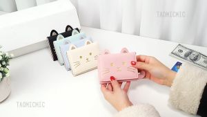 Ví nữ gấp gọn Tacado họa tiết mèo dễ thương - Hàng Đẹp