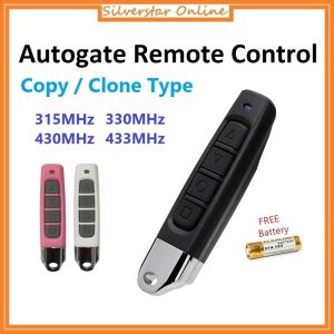 330MHz 433MHz Auto Gate Wireless Remote Control Clone Copy Learn Autogate Transmitter