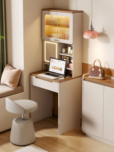 YANGYING | Italian Style Multi-Functional Vanity Table Bookshelf Combination Desk