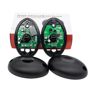 DC/AC 12-24V Sensor Alarm Infrared Beam Sensor Photocell 15m Detect Range Waterproof IP55 Photocell Automatic Gate Door Safety