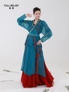 FULLBELIEF | Bộ Đồ Tập Hanfu Phong Cách Trung Quốc Áo Tay Dài