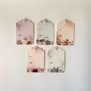 Hang Tag Ivory Flower