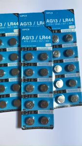 Combo Pin cúc áo LR44 AG13 dùng cho đồ chơi đồng hồ đồ điện tử (1 vỉ 10 viên)