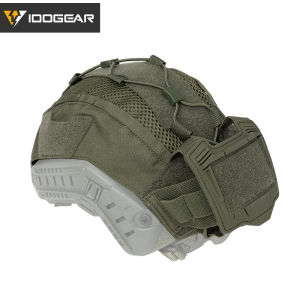 IDOGEAR Tactical Helmet Cover Fast Multi-Functional Battery Pack Camouflage Helmet Bag for Men And Women Large Size