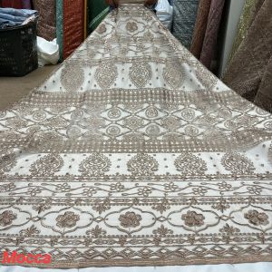 Murah! Tulle bordir Sabto Etnik desain baru/Bahan kebaya motif etnik sabto