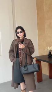 SHUCAI | Womens Genuine Natural Crazy Horse Cowhide Shoulder Bag Large Capacity Vintage Tote Bag Soft Leather Underarm Handbag for Woman
