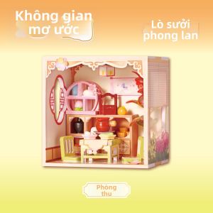 Bộ Lắp Ráp Mô Hình Nhà Nhỏ Quà Tặng Cho Trẻ Em