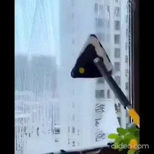 Wall Cleaner 360° Rotatable Adjustable Cleaning Mop Telescopic Triangular Mop Reusable Triangle Mop for Floor Cleaning Walls Glass Ceiling Cleaning Best Home Kitchen Extendable Water Absorption Automatic Water Squeezing Function Wall Mop