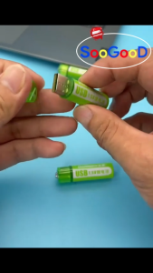 Rechargeable Battery  Portable 1800mAh Rechargeable Battery 1.5V Lithium Battery USB Charger