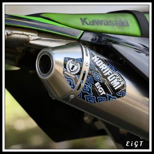 Knalpot Norifumi EiGT Semi Bending KLX150 KLX140 CRF150L WR155 DTracker Viar Cross X 150