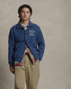 Polo Ralph Lauren Men Embroidered Loopback Fleece Jacket [Sale]