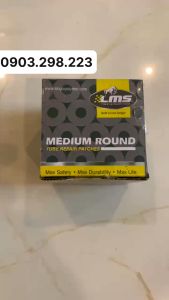 Hộp 20 miếng vá lốp LMS dành cho ô tô xe máy Medium Round 60mm