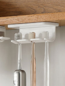 Móc Treo Bàn Chải Đánh Răng Kiểu Treo Ngược Kệ Đựng Đồ Dùng Vệ Sinh Cá Nhân Không Cần Đục Lỗ Hút Trần Bằng Từ Tính Giá Đựng Cốc Đánh Răng