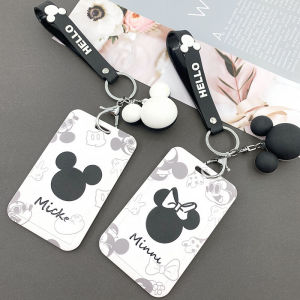 🎀Ready Stock🎀Cute Mickey Minnie Couple Student ID Credit Card Holder Bus Card Case Access Card Cover🧸可爱情侣卡通卡套学生卡包证件套保护套🧸