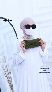 BISA COD Hijab Syari Kepala Non Pet+Inner Bando Kode ZAHIDA-3XL Bahan Kringkel Premium By Ory AjeZas