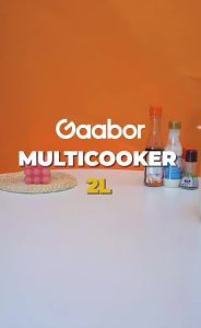 Gaabor 2L Multifunctional Cooker Electric Skillet Hot Pot Non Stick Wok Pan EC20M01A