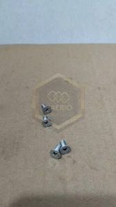 10 BIJI BAUT JF M5X10 FLAT HEAD SEKRUP M5 X 10 PANJANG 1CM 1 CM BAUD 8 5X10 5 X 10 MM 10MM OBENG PLUS SKRUP PUTIH GALVANIZ GALVANIS GALPANIS PITCH DRAT 0.8