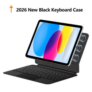 Magnetic Keyboard Case For iPad 10 10th Generation 2022 & 11th A16 2025 Smart Cover Folio Multi-Touch Trackpad Magic Keyboard