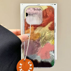 Colorful Gradient Glitter Artistic Phone Case For iphone 16 Pro Max 15 17 14 13 Plus 7 8 X XS 16e SE 2022 2020 Shockproof Cover