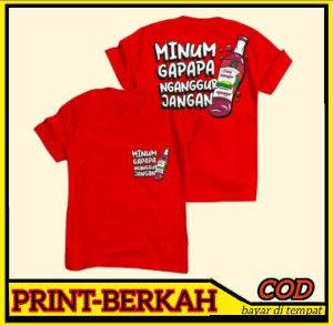 KAOS DISTRO DEWASA KAOS MURAH KAOS SABLON SATUAN DTF DIGITAL TRANSFER FILM BISA CUSTOM DESAIN SUKA-SUKA SENDIRI COMBET 30-S BEST QUALITY PREMIUM