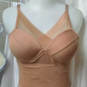 Crop Top dengan Cup Bra Fit M-XL Import Premium & Korean Cup A-B