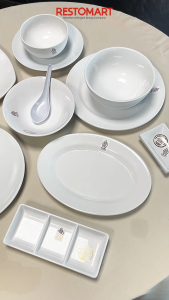 Piring Melamine 25.4 cm / P5510 Horeka Coupe Flat Plate 10" GOLDEN DRAGON Melamine (0841426)(F3)