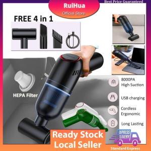 8000Pa Super Mini Vacuum Cleaner Rechargeable Wireless Cordless Vacuum Cleaner Portable Handheld High Suction Dry and Wet Vacuum Cleaner