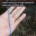 jaring anco ukuran 3×3meter ukuran lubang 1 inch atau 1 jari ,sirib ikan tangkul ikan, branjang. 