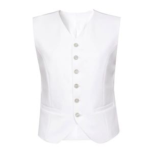 Slim Fit V-Neck Single Button Sleeveless Suit Jacket Womens Vest Top Fashionable Versatile Autumn Winter Polyester Blend