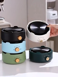 LENODI Moka pot electric stove coffee pot household small hand-cranked coffee machine 700W adjustable