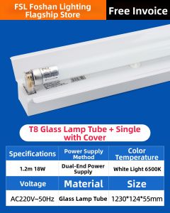 FSL | Energy-saving Double Tube LED Tube Light with Cover 1.2m