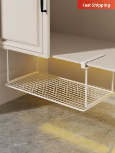 Extendable No-Drill Bathroom Storage Rack