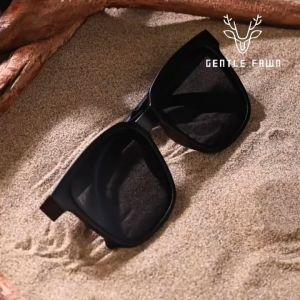 Gentle Fawn Kacamata Anak Sunglasses Polarized Lipat Fortable Anti Silau UV Protection Lensa Hitam Laki Laki Perempuan 104