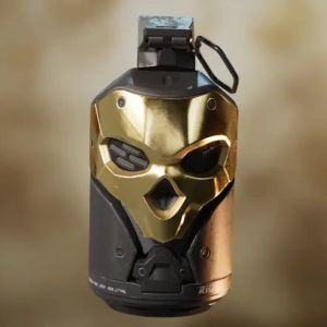 Rising Action Periphery Golden Rose Smoke Bomb Figurine