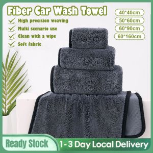 Towel Extra Soft Car Wash Microfiber Towel Car Cleaning Drying Cloth Car Care Cloth Detailing Car WashTowel Never Scrat超细纤维洗车毛巾Handuk cuci kereta serat yang sangat baik