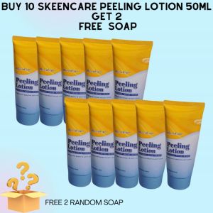 Buy 10pcs SkeenCare Peeling Lotion Get 2 Free Soap