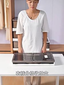 [SG Seller]With lid Wardrobe Clothes Organizer/Storage box/Foldable Clothes storage box/Stackable Plastic Storage Bins