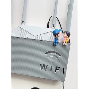 Kệ đựng wifi treo tường Kệ wifi đặt modem đầu kỹ thuật số ổ cắm điện chất liệu nhựa ABS